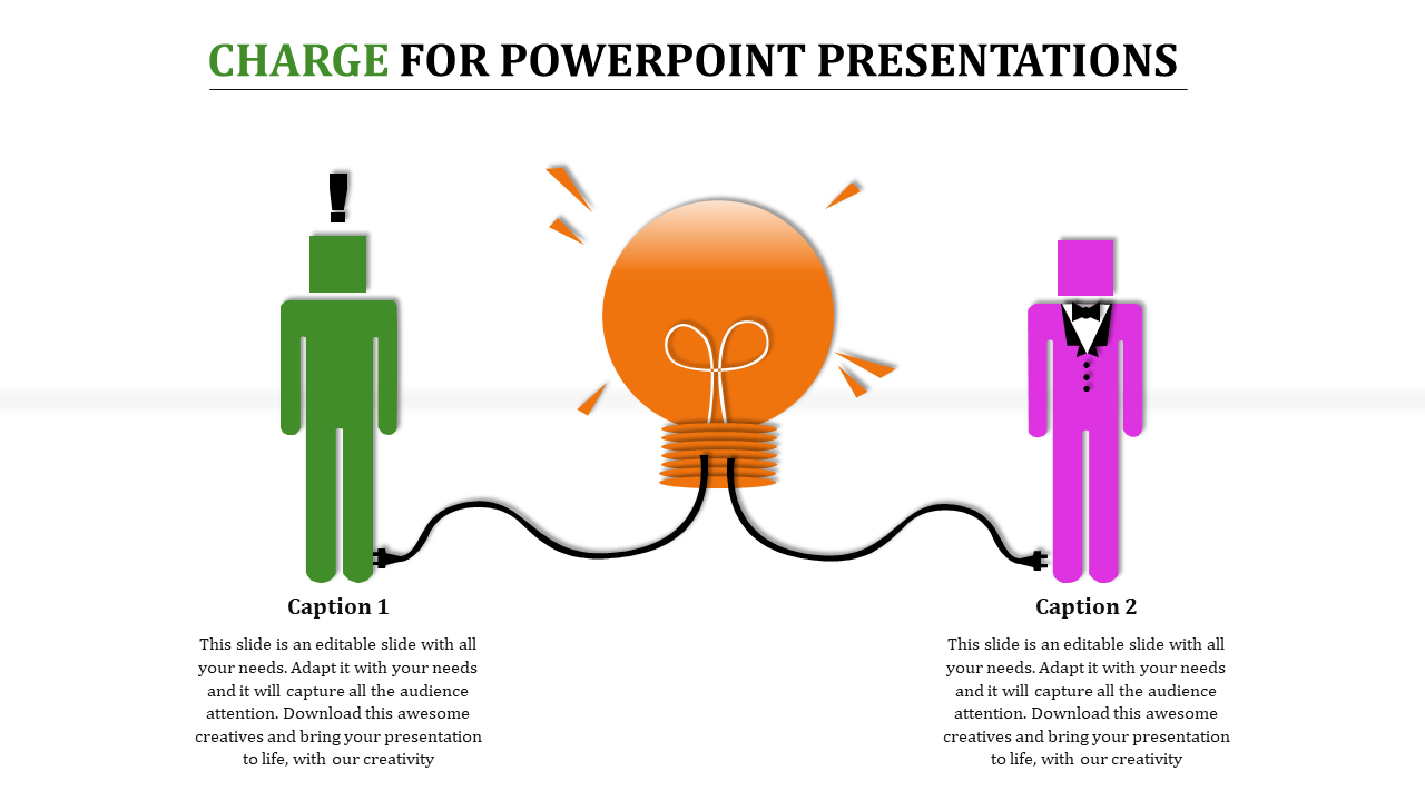 Creative Charge For PowerPoint Presentations Templates
